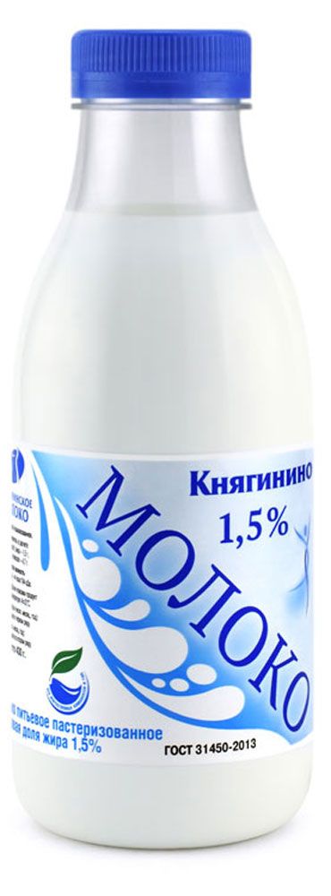 

Молоко Княгинино пастеризованное 1.5% 430 мл