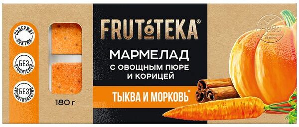 Мармелад Нева Frutoteka Тыква и Морковь 180 г