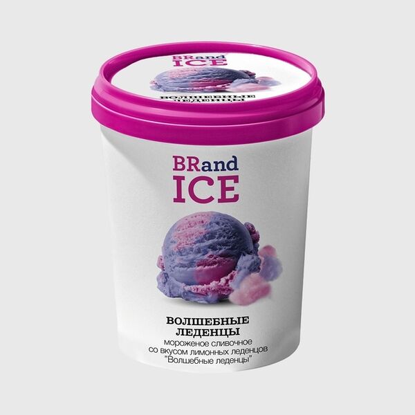 Мороженое Brand Ice Волшебные Леденцы сливочное 9%, 550г