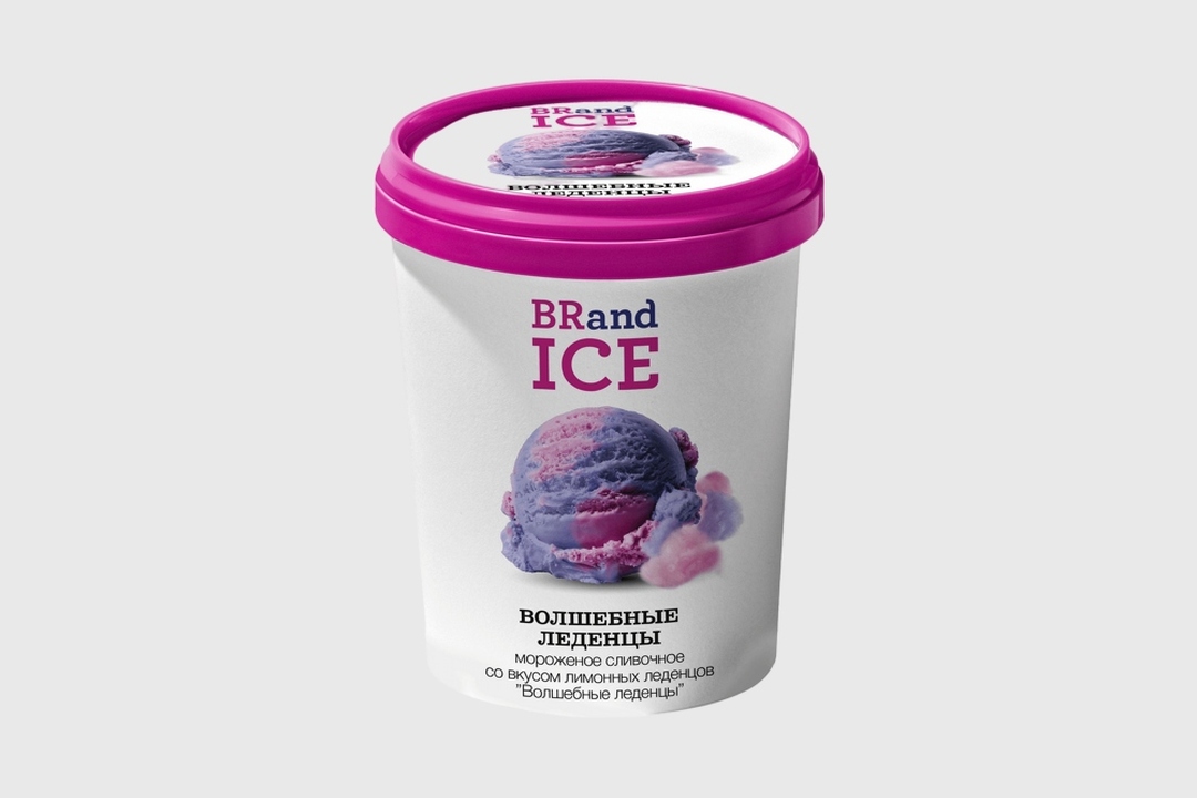 

Мороженое BRandICE Волшебные леденцы сливочное 9% 550 г