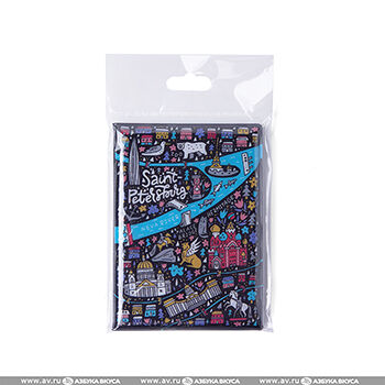 Обложка YARKOYARKO для паспорта Веселая карта Петербурга