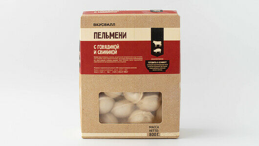 Пельмени с говядиной и свининой(Продукт замороженный)