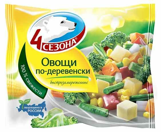 Овощи по-деревенски 4 Сезона, 400г