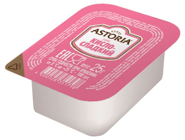 

Соус Astoria Кисло-сладкий порционный, 25 г