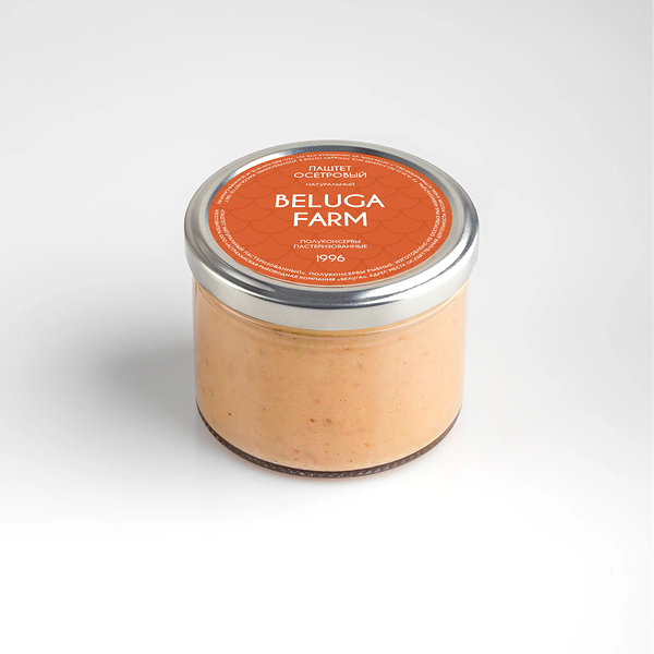 Паштет из осетровых натуральный, 200гр