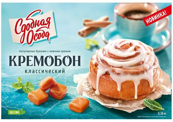 Пирог Кремобон Сдобная особа классический, 380г