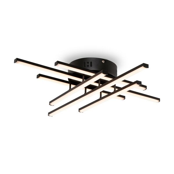 Потолочный светильник Freya Mandy, LED, 40 Вт, 1900 Лм, 4000К, черный