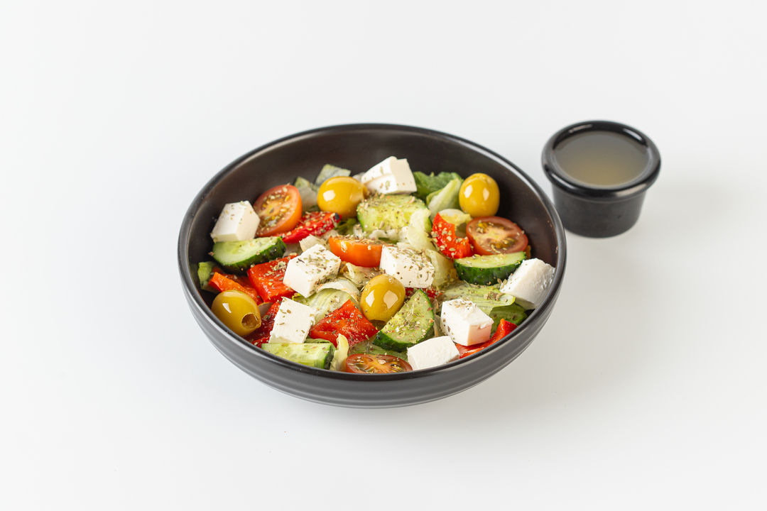 

Салат ВкусВилл Греческий с томатами 186 г