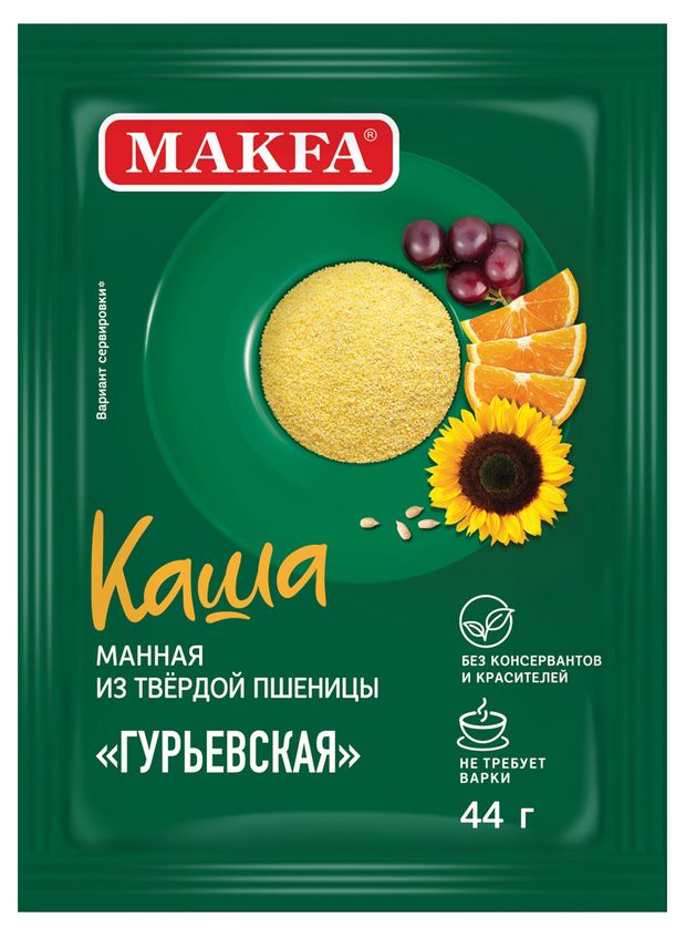 

Каша манная Makfa Гурьевская 44 г
