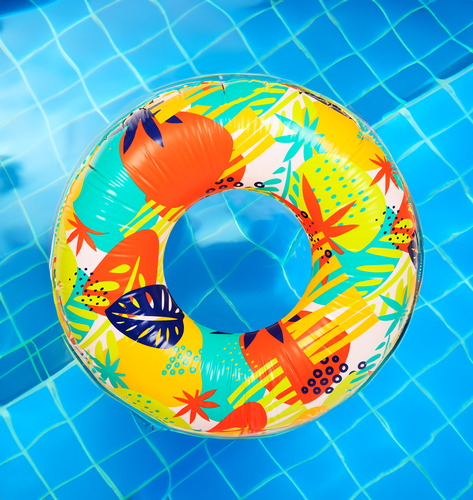 

Круг для плавания надувной ACTIWELL Bright Tropics d=91см, Арт. BrTropics01