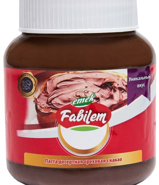 Паста Fabilem десертная ореховая с какао 350г