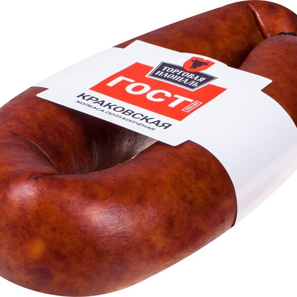 Колбаса Торговая площадь Краковская ГОСТ п/к т/п