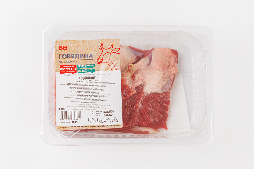 

Грудинка говяжья бескостная, 400 г