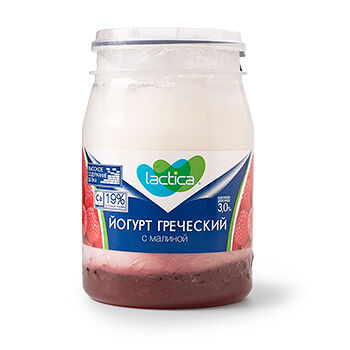 Йогурт греческий Lactica малина, 3%