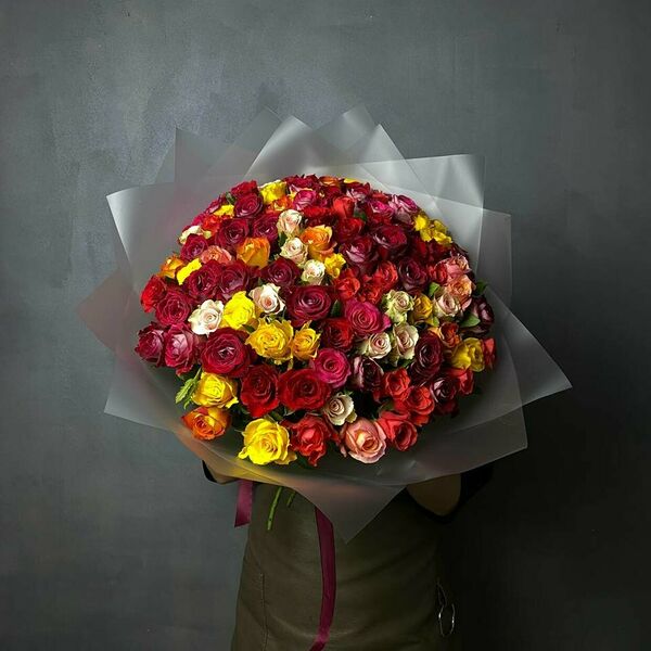 101 роза микс