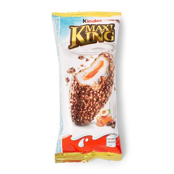 Пирожное Kinder Maxi King орехи и Карамель 35г