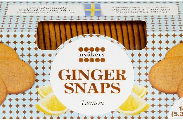 Печенье Nyakers Имбирное Лимонное 150г