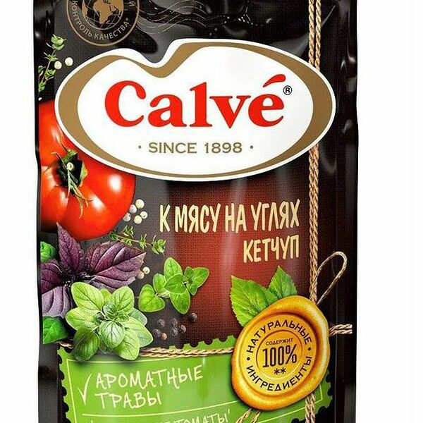 Кетчуп Calve к мясу на углях с пряными травами 350 г