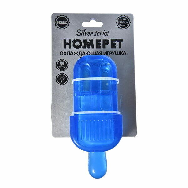 HOMEPET SILVER SERIES Игрушка для собак охлаждающая Мороженое 18,5х7х3,8см