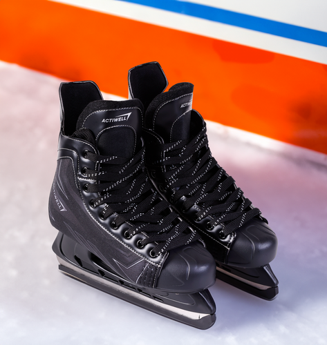 

Коньки хоккейные ACTIWELL р. 42, 43, черные, Арт. PW-206G