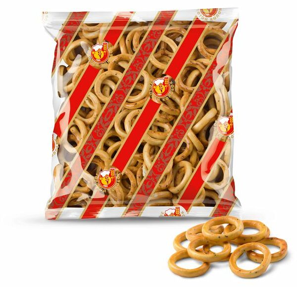 Колечки Золотой колобок с маком 200г