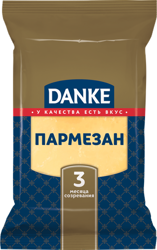 

Сыр Danke Пармезан 3 месяца созревания 40%, без змж, 180 г