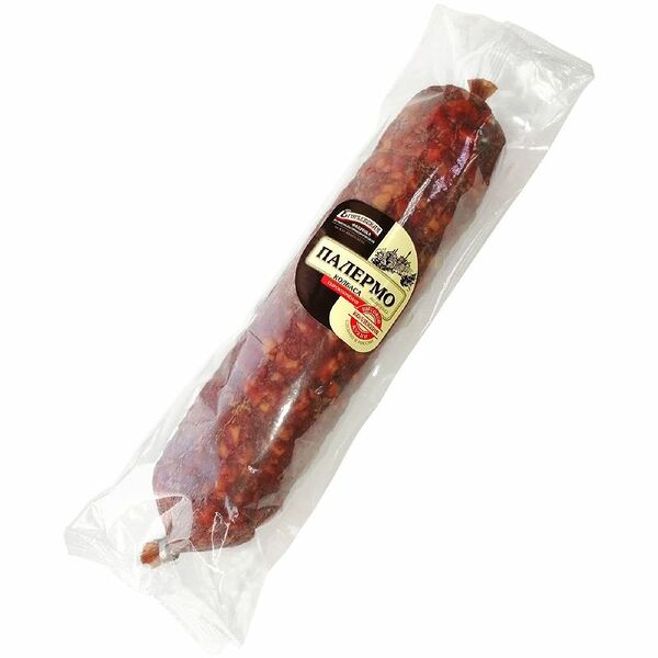 Колбаса Палермо сырокопченая Егорьевская Кгф вес до 900г