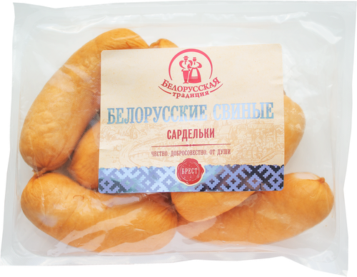 

Сардельки Белорусская традиция Белорусские свиные, высший сорт, 430 г