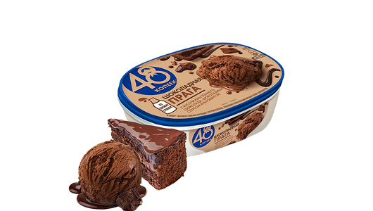 Мороженое 48 копеек Шоколадная Прага БЗМЖ 