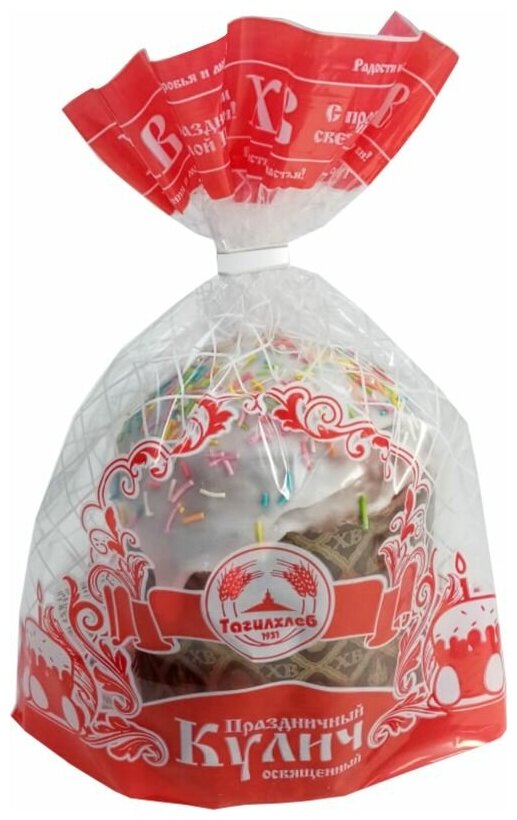 

Кулич Тагилхлеб Праздничный с изюмом 200 г