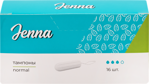 

Тампоны JENNA Normal, 16шт