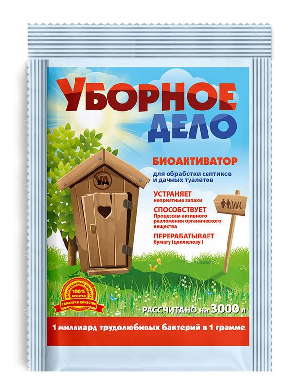 

Биоактиватор Уборное Дело для септиков 75 г