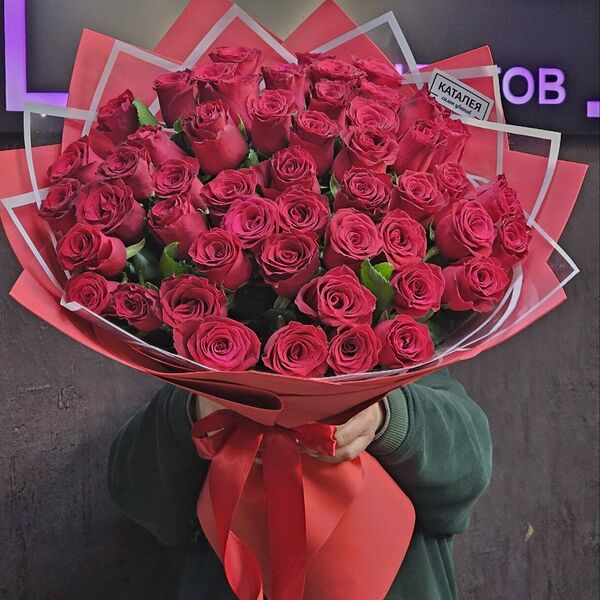 51 красная роза