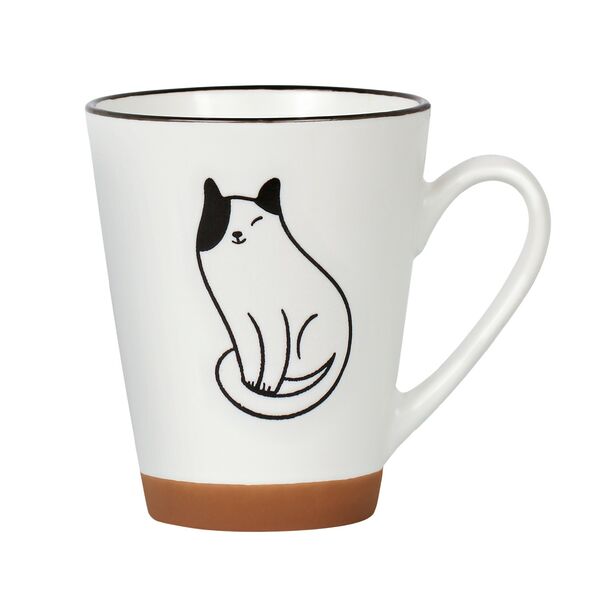 Кружка Esprado Animal с кошкой, 360 мл, фарфор