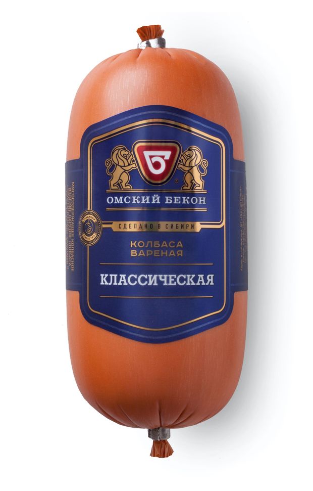

Колбаса Омский Бекон Классическая вареная 450 г