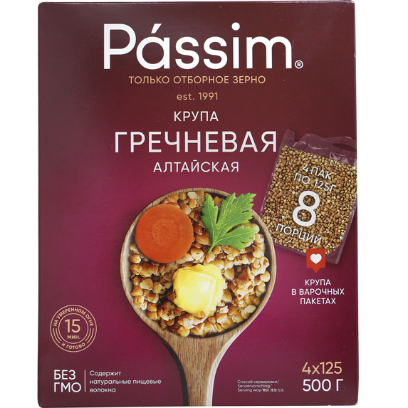 

Крупа Passim Гречка Алтайская 500 г