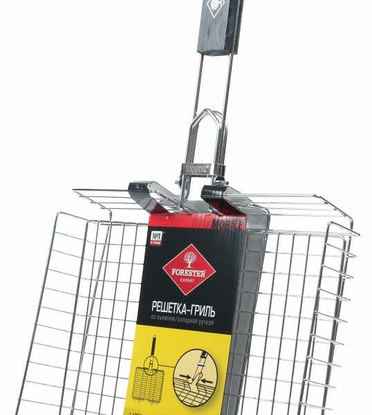 Решетка-гриль Forester со съёмной ручкой универсальная, 24x30 см 