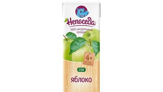 Нектар Непоседа яблоко с 4 месяцев