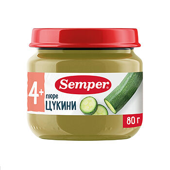 Пюре Semper Цукини с 4 месяцев