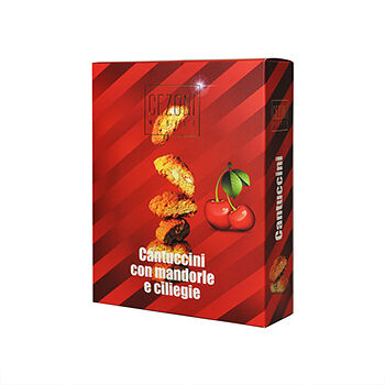 Печенье Cezoni Кантуччини Вишня и миндаль 180г, Россия