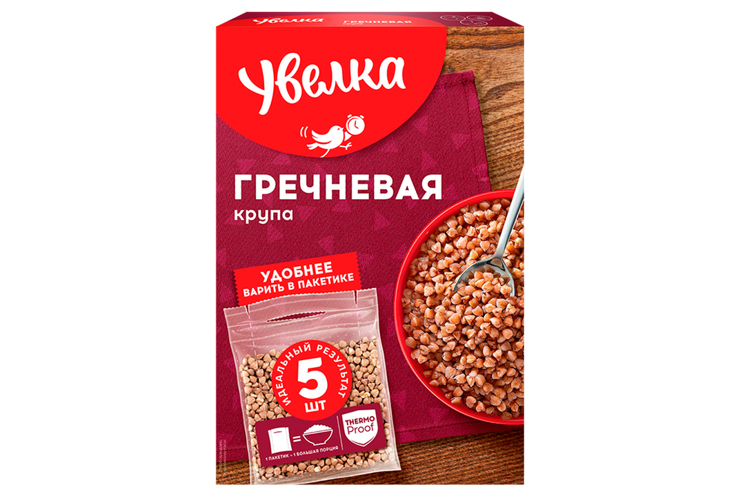

Гречка Увелка Экстра в пакетиках для варки 5 пакетиков x 80 г