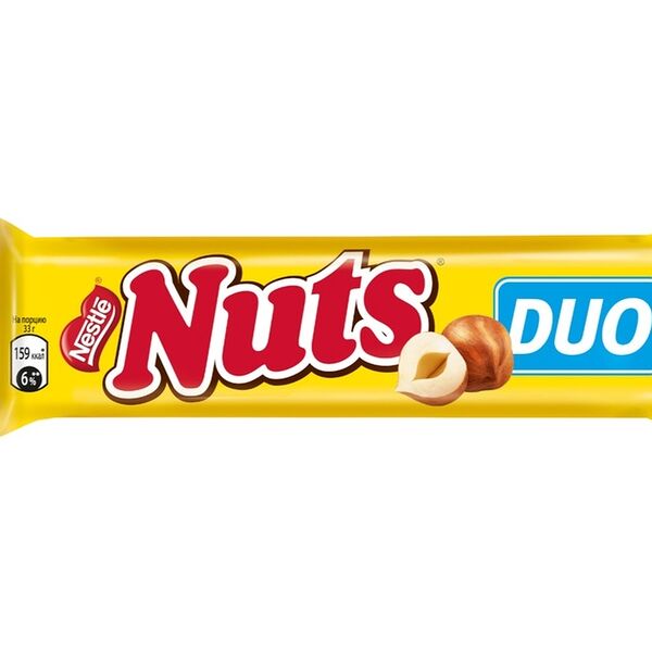 Батончик NUTS DUO 66г