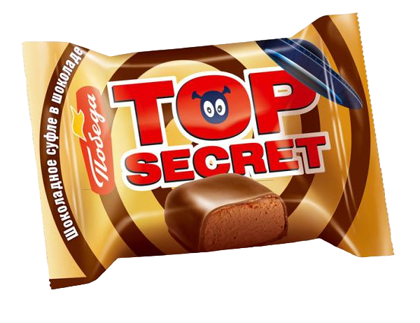 Конфеты Победа вкуса Top Secret суфле в молочном шоколаде