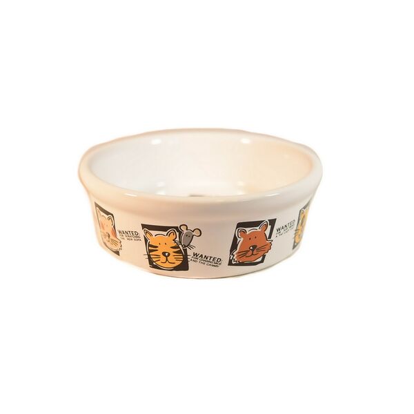 Petmax Миска для кошек с рис. Кошка/Мышка