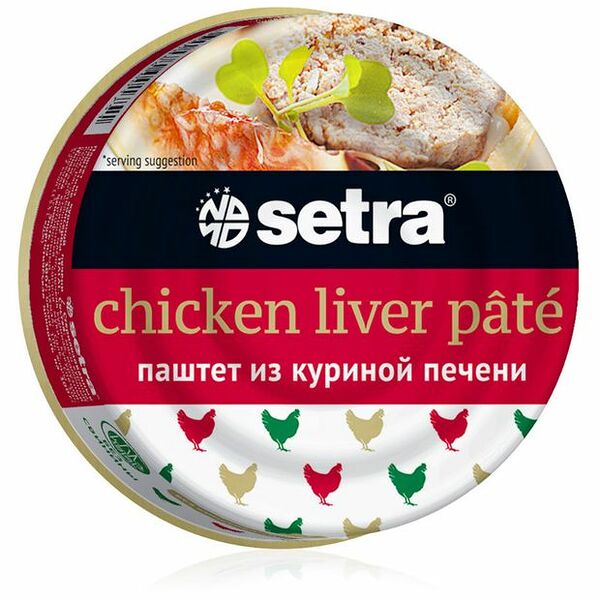 Паштет Setra из куриной печени 100 г
