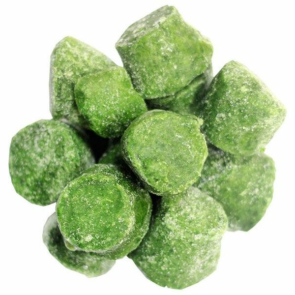 Шпинат листовой резаный порционный замороженный