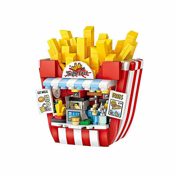 Конструктор LOZ 1732_MK Конструктор Ресторан Картофель-фри