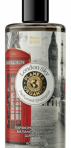 Шампунь PLANETA ORGANICA Soul&Travel London Sky, For Men