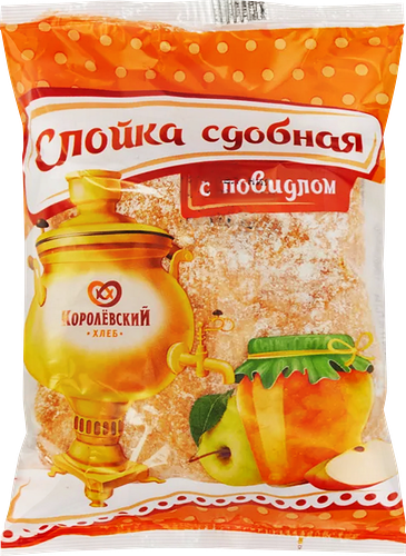 Слойка Королёвский хлеб с повидлом 80 г
