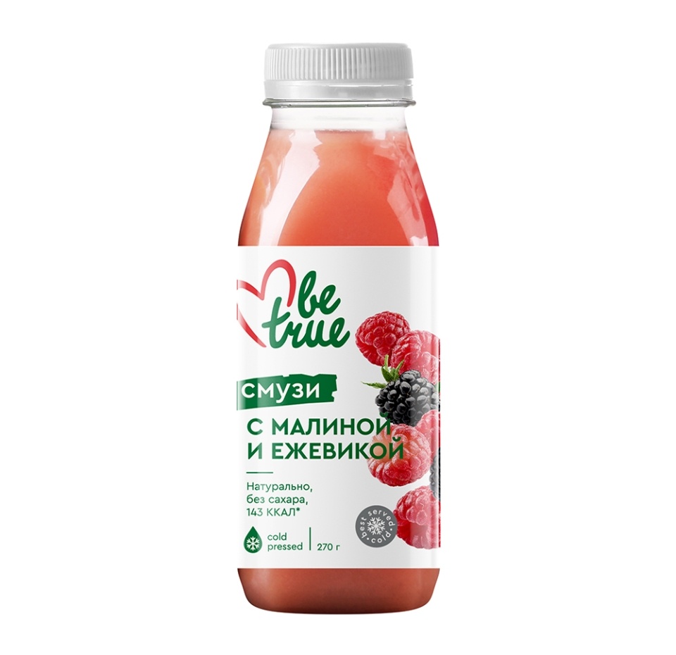 

Смузи be true малина-ежевика 0.27 л